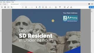 South Dakota Residency - Step by Step