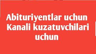 Abituriyentlar uchun kanali kuzatuvchilari uchun #otm #DTM #abituriyent #uzbekistan #mandat2024