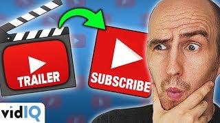 How To Get MORE Subscribers with the BEST Channel Trailer! 