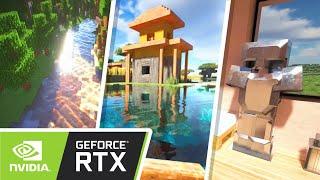 Top 10 RTX Shaders For Minecraft Bedrock 1.21!