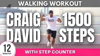 Craig David Walking Workout 2022 | 1500 Steps at Home