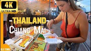 Chiang Mai Thailand Walking Tour 4k - Thailand - Old Town  l GoPro Hero 11