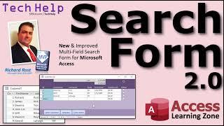 Microsoft Access Multi-Field Search Form 2.0 New and Improved Features!