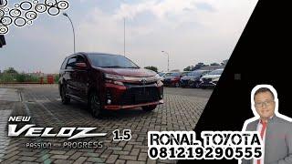 New Avanza Veloz 1.5 (1500cc) Warna Merah Metalic Tahun 2021