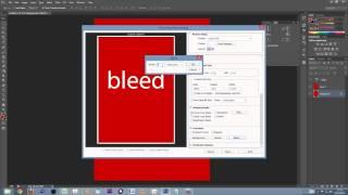 Create a print-ready PDF with bleeds inside Photoshop