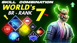 World's Best BR rank Skill Combination In Free Fire | Best Character Combination in Free Fire