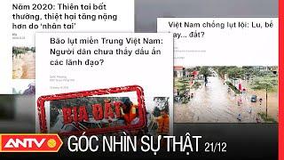 Đập tan luận điệu xuyên tạc công tác phòng chống thiên tai, cứu nạn cứu hộ của Việt Nam |GNST | ANTV