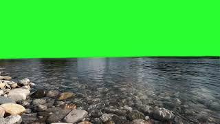 Lake green screen| Green Screen Lake Effects with and without trees| FREE HD Green Screen