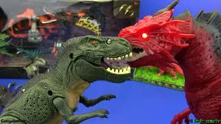 Dinosaurs toys - COMPILATION !!! Jurassic World toys video for kids  | 2 HOURS