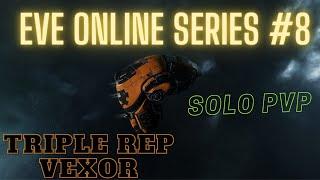 Eve Online Series #8 - Triple Rep Vexor - Solo PvP