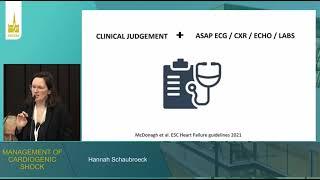 Management of cardiogenic shock  Hannah  Schaubroeck  ISICEM 2023