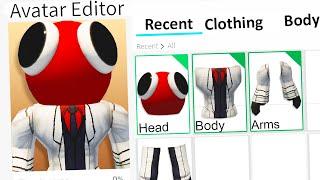 Making RED From RAINBOW FRIENDS a Roblox Account!