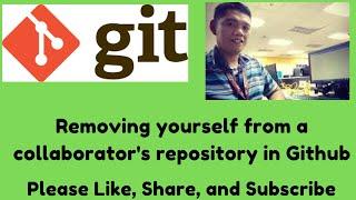 Removing yourself from a collaborator's repository in Github