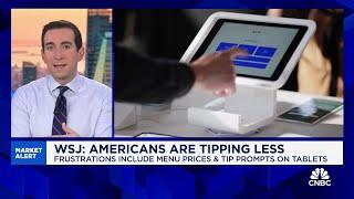 Report: Americans are tipping less