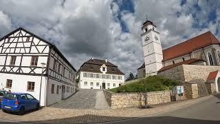 D: Dollnstein. Oberbayern. Eindrücke aus der Ortsmitte. August 2024