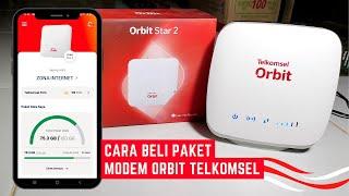 Cara Beli Paket Modem Orbit Telkomsel Di Aplikasi My Orbit Menggunakan Pulsa Sampai Aktif Internet