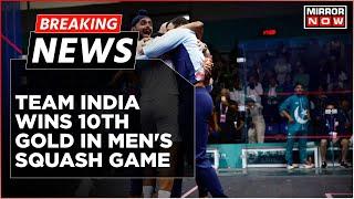 Breaking News | India Clinches 10th Gold In Thrilling Asian Games Squash Showdown Against Pakistan