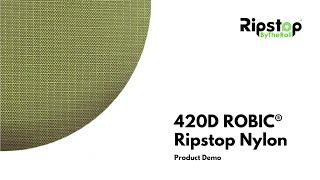 420D Robic® Ripstop Nylon - Fabric Demo