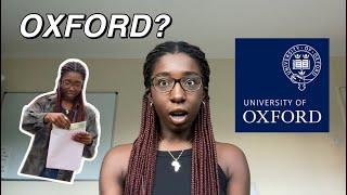 DID I GET INTO OXFORD? A LEVEL RESULTS? SECOND CHANNEL???