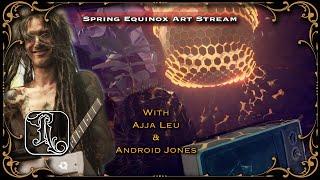 Ajja Leu & Android Jones @ the Reinventing The Tattoo Live Equinox Art Festival - Play loud!