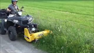 Rammy Flail mower 120 ATV with Side shift kit. Front mower for ATV.