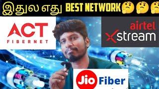 chennaiல எது best broadband network தெரியுமா????|RR|#jio #airtel #actfibernet #broadbandinternet