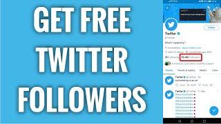 How To Get Free Twitter Followers