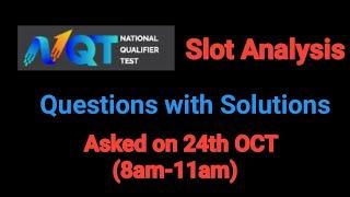 TCS NQT 2021 | SLOT ANALYSIS | First Slot | English | BiNaRiEs