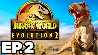  HEALING INJURED DINOSAURS, ALLOSAURUS!!! - Jurassic World Evolution 2 Ep.2 (Gameplay / Let's Play)