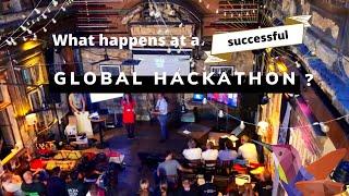 What happens at a successful international hackathon?