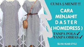 DIY Home Dress | Cara Menjahit Baju Daster #daster #homedress