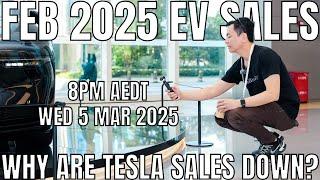 Australian EV Sales Analysis February 2025 | Is Tesla Losing Momentum?