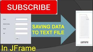 Insert data to txt file in JFrame using Netbeans