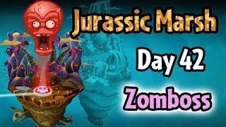 Plants vs Zombies 2 - Jurassic Marsh Day 42: 2nd Zomboss - Zombot Dinotronic Mechasaur 2.0