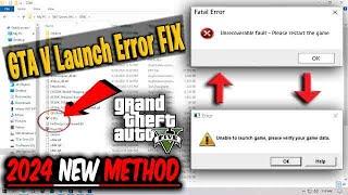 GTA 5 Error Not Opening When Clicking on GTAV | GTA 5 LAUNCHING PROBLEM | ALL ERROR FIX SOLVE 2024