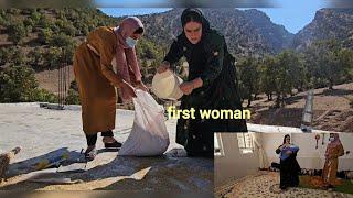 The effort of the first nomadic woman to improve the living conditions of herself and her children