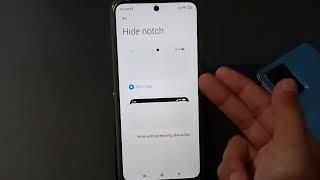 how to hide & unhide notch poco M2 pro, mobile hide notch settings