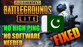 how to get low pings in (pubg pc lite) in (PAKISTAN)