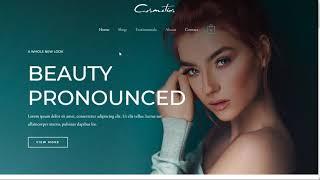 Website template Demo - Cosmetic Store