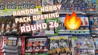 Random Football Card Hobby Pack Opening Round 26! 