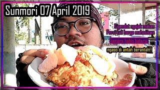 Sunmori 7 April 2019 - Makan ke tempat favorit & Insiden habis baterai | Gendut Ngevlog