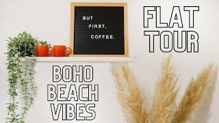 FURNISHED APARTMENT TOUR 2021! | Boho, Scandinavian & Coastal Decor