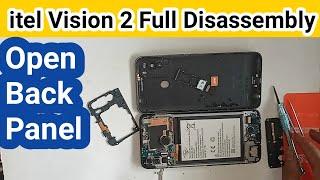 itel vision 2 Disassembly // Open back panel