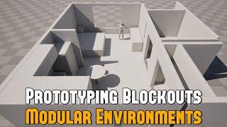 My Current PROTOTYPING BLOCKOUT PROCESS for Modular Environment Creation (Maya/UE5 or Other 3D Apps)