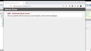 Fixed 500 Internal Server Error - HTTP