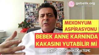 Bebeğin ilk dışkısını rahimde doğmadan yapması, "bebeğin kakasını yutması" (mekonyum aspirasyonu)