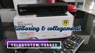 Decoder Digitale Terreste DVB-T2 Telesystem TS 6822 - Unboxing & Collegamenti