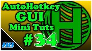 [AHK GUI] AutoHotkey Gui Mini Tut #34 - How To Change The Theme Of Your Gui Controls