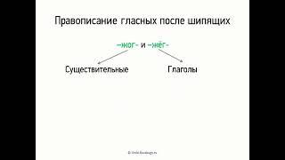 Правописание гласных после шипящих (5 класс, видеоурок-презентация)