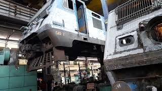 Locomotive Reparing Work at kharagpur workshop |Train Engine Reparing |